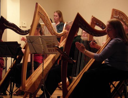 WAFHS Annual Concert, 2010, Heatherwood Harp Ensemble