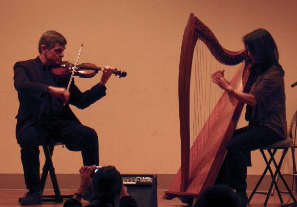 WAFHS Annual Concert, 2011, Harp Happy! -- Sally Nystrom and Tom Stefanik